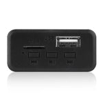 บอร์ดถอดรหัสเครื่องเล่น MP3 เสียงรถยนต์ 12V วิทยุ FM การ์ด TF USB AUX พร้อมบลูทูธ, 38, 38 (สีขาว)
