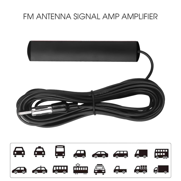 ANT-309 Car Electronic Stereo FM Radio Amplifier Antenna Aerial Hidden Amplifier Antenna Signal Booster, Length: 5m, Antenna Length: 5m