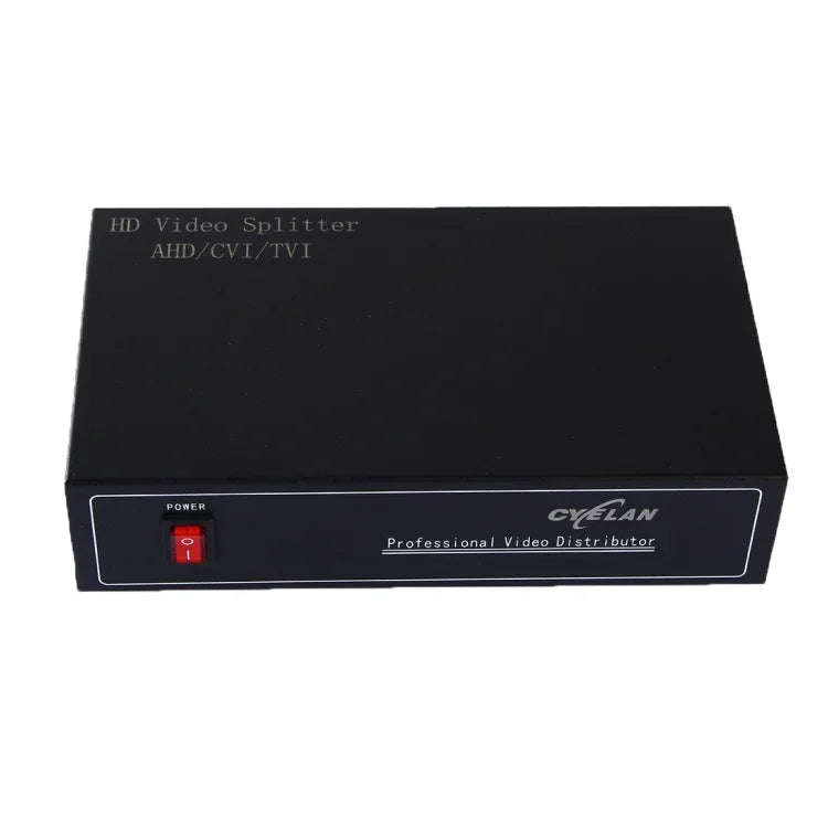 ตัวแยกสัญญาณวิดีโอโคแอกเชียล AHD / CVI / TVI 4 เป็น 8, 4 เป็น 8