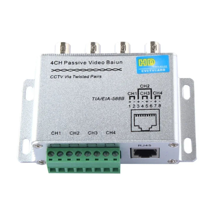HD204A HD-CVI/TVI/AHD กล้องวงจรปิด 4 ช่อง สายวิดีโอแบบพาสซีฟ, HD204A