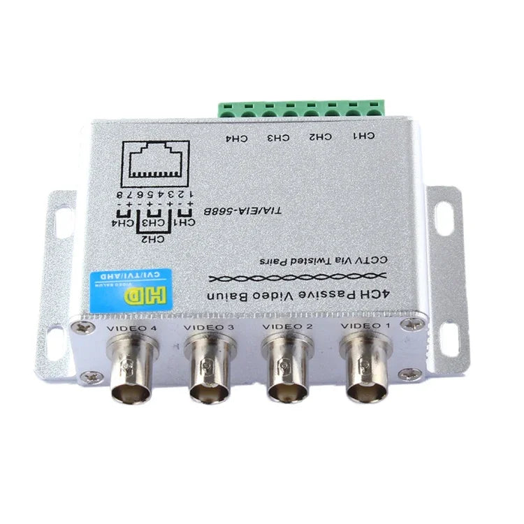 HD204A HD-CVI/TVI/AHD กล้องวงจรปิด 4 ช่อง สายวิดีโอแบบพาสซีฟ, HD204A