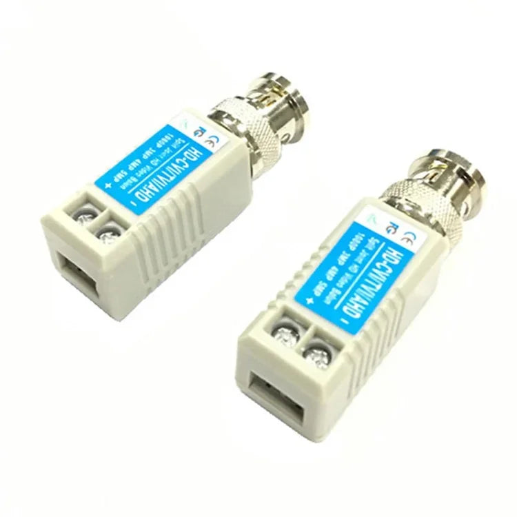 2 ชิ้น Anpwoo 100B รุ่นอัปเกรด แบบสกรูสำหรับสายโคแอกเชียล HD-CVI/AHD/CVI 1 ช่อง แบบพาสซีฟ, แบบสกรูสำหรับสายโคแอกเชียล