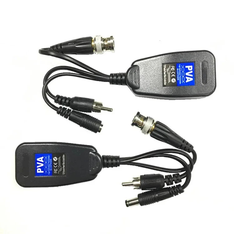 2 PCS Anpwoo 205PVA 3 in 1 passive transceiver with BNC and RCA connectors.