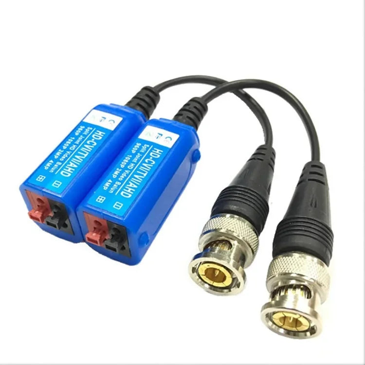 2 ชิ้น Anpwoo 210C สายต่อแบบไม่ใช้สกรูสำหรับสายโคแอกเชียล HD-CVI/AHD/TVI 1 ช่อง สายวิดีโอแบบพาสซีฟ, สายวิดีโอแบบพาสซีฟ