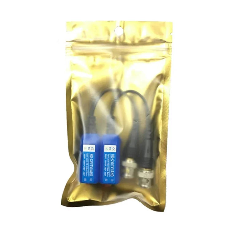 2 ชิ้น Anpwoo 210C สายต่อแบบไม่ใช้สกรูสำหรับสายโคแอกเชียล HD-CVI/AHD/TVI 1 ช่อง สายวิดีโอแบบพาสซีฟ, สายวิดีโอแบบพาสซีฟ
