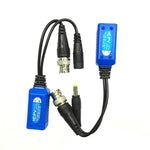 2 ชิ้น Anpwoo 500PV แบบต่อสายได้ 2 in 1 พลังงาน + วิดีโอบาลัน HD-CVI/AHD/TVI แบบพาสซีฟ, 500PV