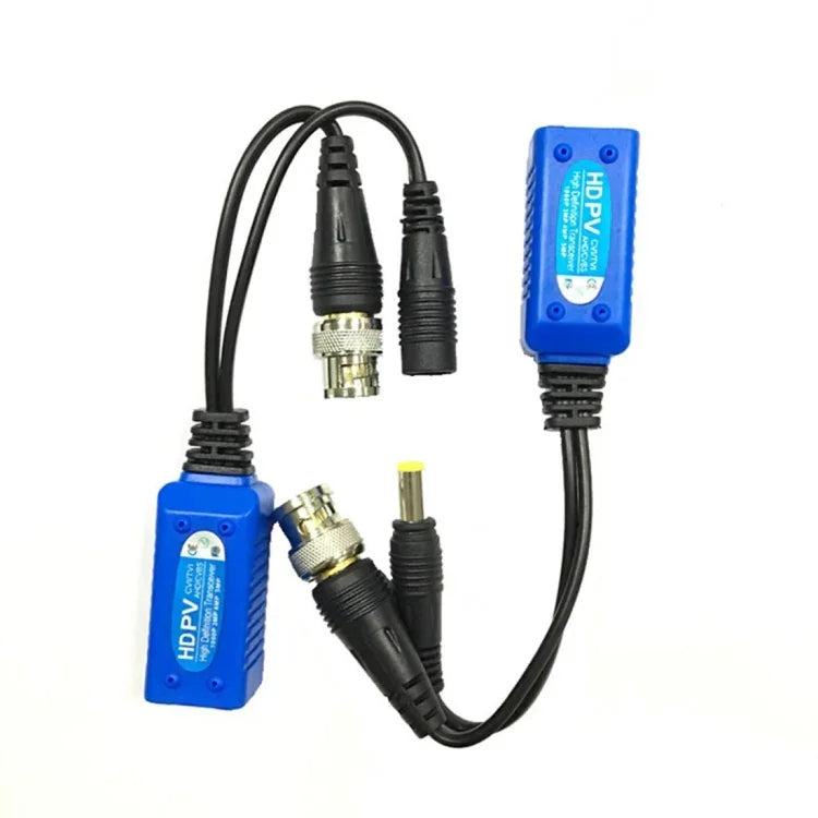 2 ชิ้น Anpwoo 500PV แบบต่อสายได้ 2 in 1 พลังงาน + วิดีโอบาลัน HD-CVI/AHD/TVI แบบพาสซีฟ, 500PV