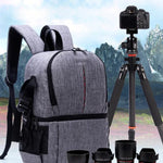 กระเป๋ากล้องกันน้ำไนลอนอเนกประสงค์พร้อมบุกันกระแทกสำหรับกล้อง Nikon Canon DSLR