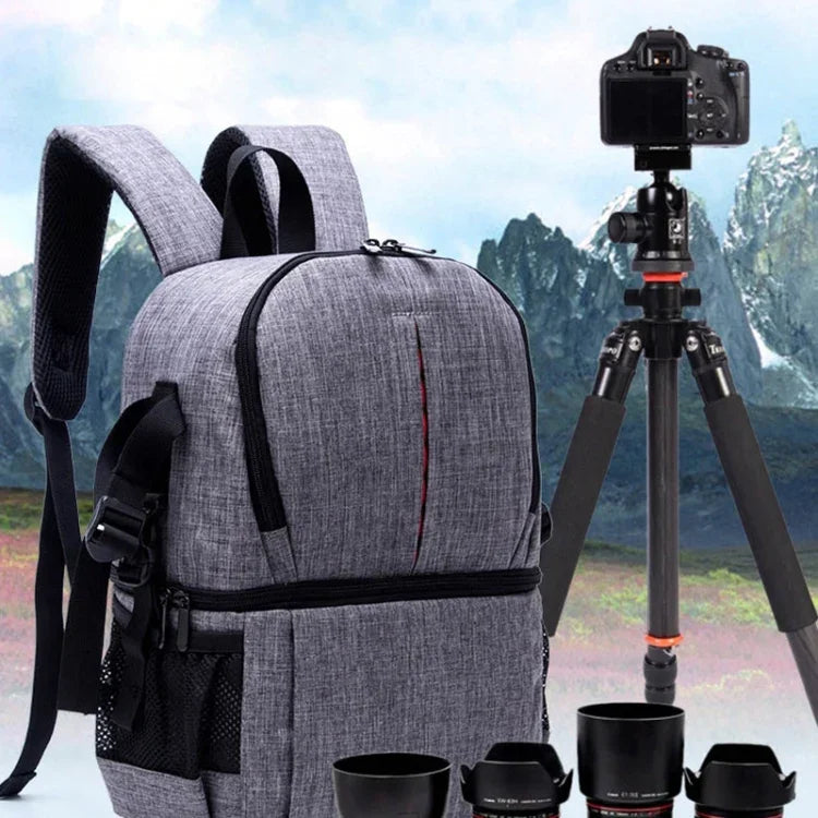 กระเป๋ากล้องกันน้ำไนลอนอเนกประสงค์พร้อมบุกันกระแทกสำหรับกล้อง Nikon Canon DSLR