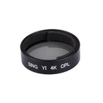 SING สำหรับ Xiaomi Xiaoyi Yi II Sport Action Camera ฟิลเตอร์ CPL 4K, ฟิลเตอร์ CPL 4K