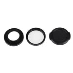 JUNESTAR สำหรับ Xiaomi Xiaoyi Yi II 4K Sport Action Camera ฟิลเตอร์ CPL 37 มม. + ฝาครอบเลนส์, ฟิลเตอร์ CPL + ฝาครอบเลนส์