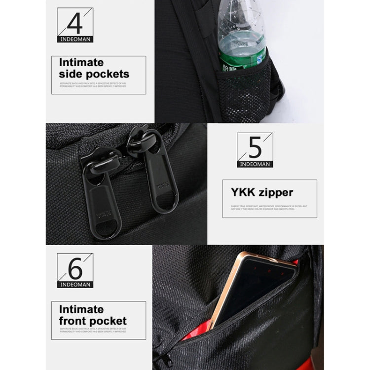 กระเป๋ากล้องเป้สะพายหลังสำหรับกิจกรรมกลางแจ้ง INDEPMAN DL-B012 สำหรับ GoPro, SJCAM, Nikon, Canon, Xiaomi Xiaoyi YI, ขนาด: 27.5 * 12.5 * 34 ซม.