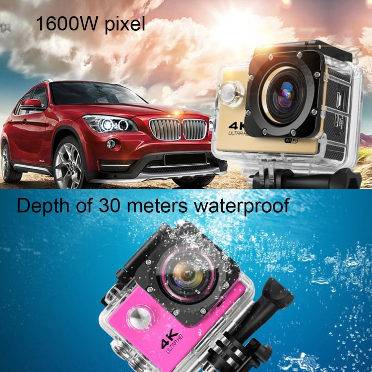 F60 กล้องกีฬา WiFi มุมกว้าง 170 องศา หน้าจอ 2.0 นิ้ว พร้อมเคสกันน้ำ, รองรับการ์ด Micro SD 64GB, F60 (สีเหลือง), F60 (สีขาว), F60 (สีเงิน), F60 (สีม่วง), F60 (สีน้ำเงิน), F60 (สีทอง), F60 (สีดำ)