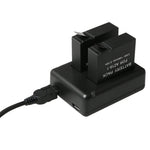 ที่ชาร์จแบตเตอรี่ USB คู่ BC-AZ16 สำหรับ Xiaomi Xiaoyi II 4K, สำหรับ Xiaomi Xiaoyi II 4K