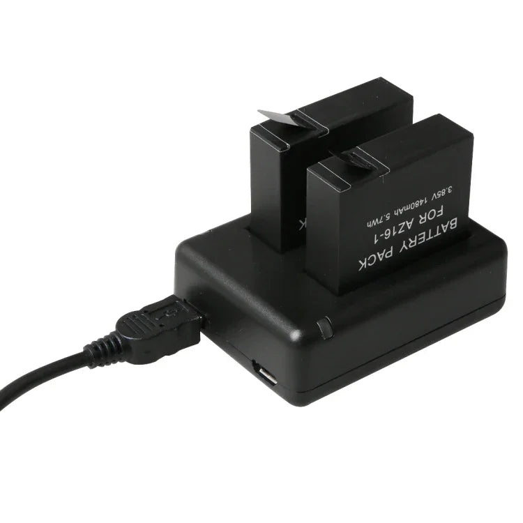 ที่ชาร์จแบตเตอรี่ USB คู่ BC-AZ16 สำหรับ Xiaomi Xiaoyi II 4K, สำหรับ Xiaomi Xiaoyi II 4K