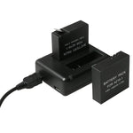 ที่ชาร์จแบตเตอรี่ USB คู่ BC-AZ16 สำหรับ Xiaomi Xiaoyi II 4K, สำหรับ Xiaomi Xiaoyi II 4K