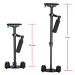 YELANGU S60L ไม้กันสั่นอลูมิเนียมขนาด 61 ซม. สำหรับกล้อง DSLR DV