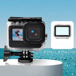 เคสกันน้ำ + ฝาหลังสัมผัสสำหรับ GoPro HERO10 Black / HERO9 Black, เคส + ฝาครอบสัมผัสสำหรับ GoPro9