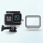 เคสกันน้ำ 45 ม. พร้อมฝาหลังสัมผัสสำหรับ GoPro HERO8 Black, เคส + ฝาครอบสัมผัสสำหรับ GoPro8