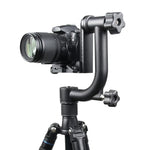 หัวขาตั้งกล้องกันสั่นกิมบอล YELANGU แนวนอน หมุน 360 องศา สำหรับกล้อง DV และ SLR ที่บ้าน, YLG0401E