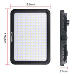 YELANGU YLG0504B ไฟสตูดิโอวิดีโอและถ่ายภาพ 204 LEDs 1000LM 3300-5600K ไม่มีขั้ว ปรับความสว่างได้ สำหรับกล้อง Canon, Nikon, DSLR, 204 LEDs
