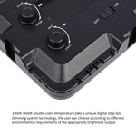 YELANGU YLG0504B ไฟสตูดิโอวิดีโอและถ่ายภาพ 204 LEDs 1000LM 3300-5600K ไม่มีขั้ว ปรับความสว่างได้ สำหรับกล้อง Canon, Nikon, DSLR, 204 LEDs