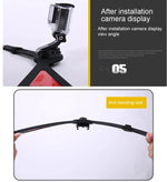 ขาตั้งถ่ายภาพบูลเล็ตไทม์ 360 องศา สำหรับกล้องกีฬา PULUZ พร้อมขาจับแบบขากรรไกรสำหรับ GoPro, Insta360, DJI และกล้องกีฬาอื่นๆ, บูลเล็ตไทม์