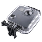 เคสกันน้ำสำหรับ GoPro Fusion ขนาด 40 ม. พร้อมตัวยึดพื้นฐานแบบสแนปและสกรู & ประแจ, สำหรับ GoPro Fusion