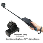 ขาตั้งกล้องพกพาพับได้สำหรับเซลฟี่แบบไม้เซลฟี่สำหรับ GoPro, Insta360, DJI และกล้องแอคชั่นอื่นๆ, ความยาว: 23.5-81 ซม., RUIGPRO