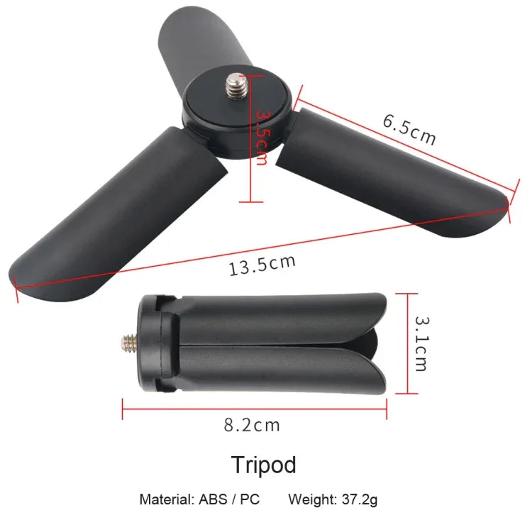 ขาตั้งกล้องขนาดเล็กพร้อมขาตั้งต่อไฟฉายสำหรับ DJI OSMO Mobile 2, ขาตั้งกล้อง+ขาตั้งสำหรับ DJI OSMO Mobile 2