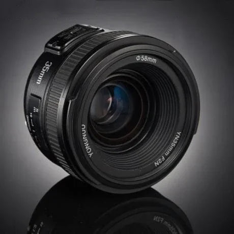 เลนส์โฟกัสอัตโนมัติมุมกว้าง YONGNUO YN35MM F2N 1:2 สำหรับกล้อง Nikon DSLR, YN35mm F2N