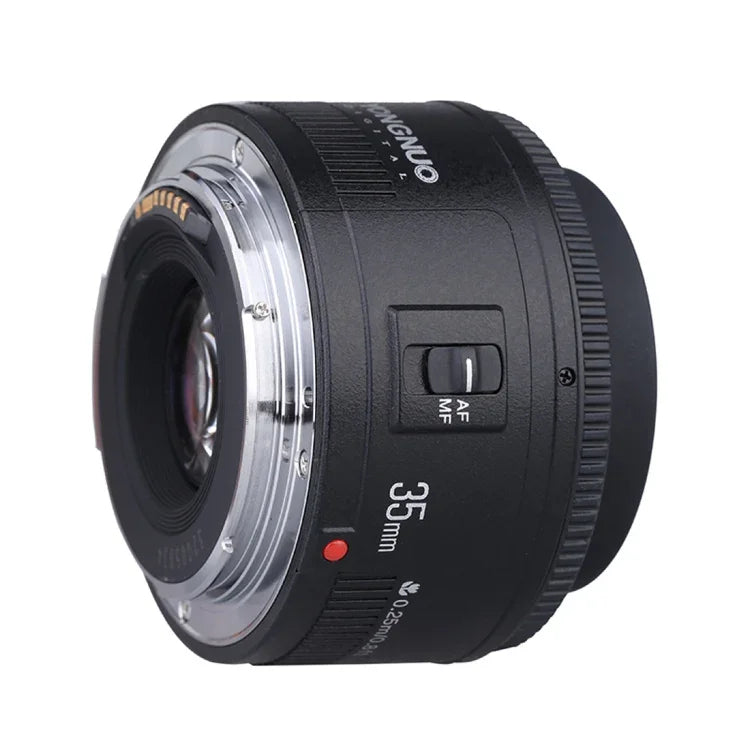 เลนส์โฟกัสอัตโนมัติมุมกว้าง YONGNUO YN35MM F2N 1:2 สำหรับกล้อง Nikon DSLR, YN35mm F2N