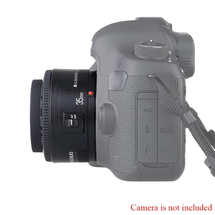 เลนส์โฟกัสอัตโนมัติมุมกว้าง YONGNUO YN35MM F2N 1:2 สำหรับกล้อง Nikon DSLR, YN35mm F2N