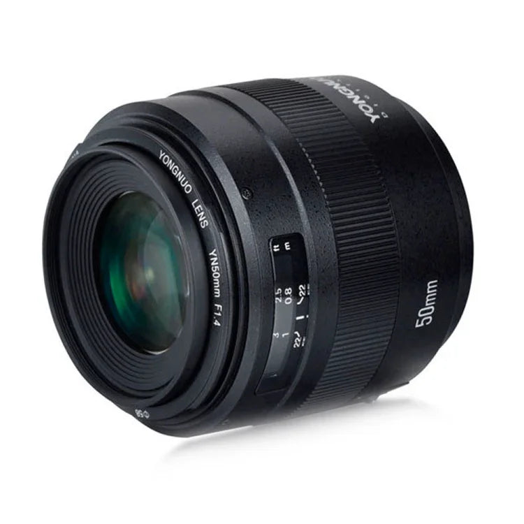 เลนส์โฟกัสอัตโนมัติรูรับแสงกว้าง YONGNUO YN50MM F1.4C สำหรับ Canon, YN50mm F1.4C