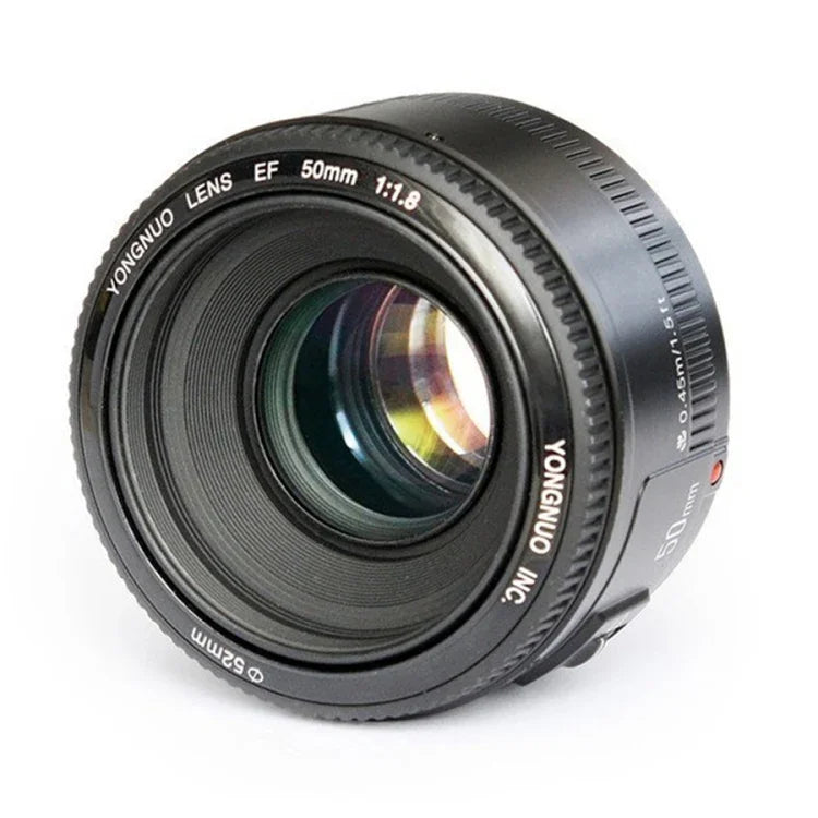 เลนส์โฟกัสอัตโนมัติ YONGNUO YN50MM F1.8C สำหรับ Canon EF Mount เลนส์ใหม่, YN50mm F1.8C