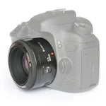 เลนส์โฟกัสอัตโนมัติ YONGNUO YN50MM F1.8C สำหรับ Canon EF Mount เลนส์ใหม่, YN50mm F1.8C