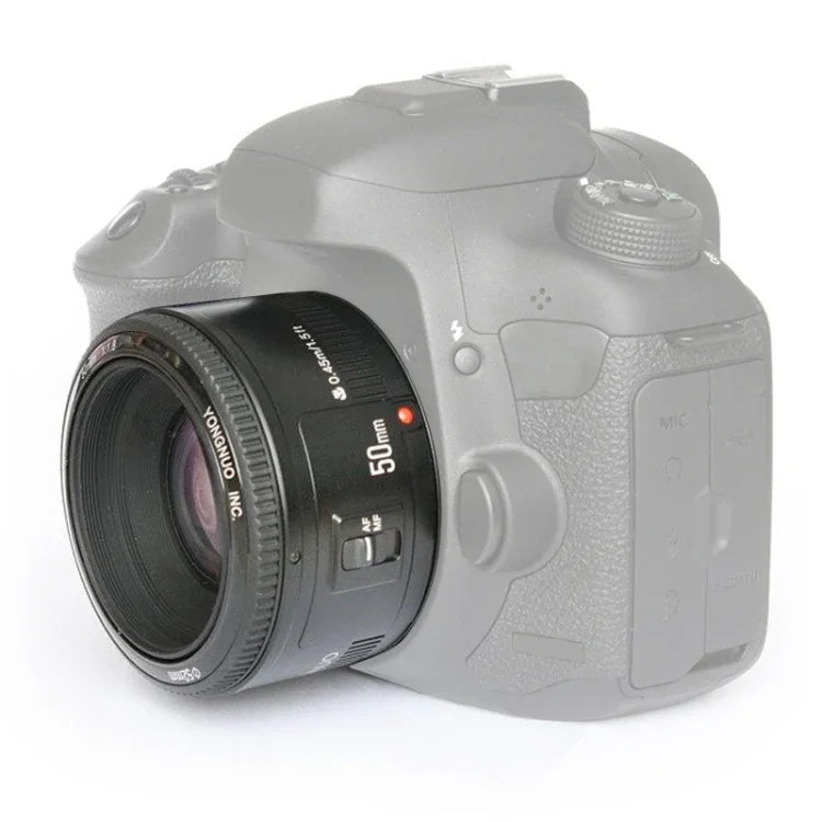เลนส์โฟกัสอัตโนมัติ YONGNUO YN50MM F1.8C สำหรับ Canon EF Mount เลนส์ใหม่, YN50mm F1.8C