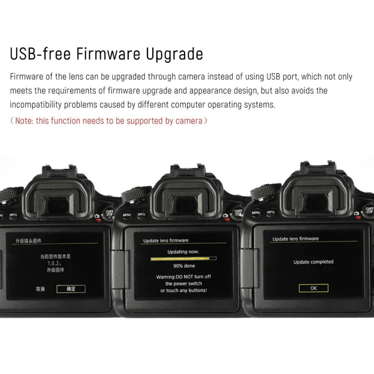เลนส์โฟกัสอัตโนมัติ YONGNUO YN50MM F1.8C II F1.8 สำหรับ Canon EF Mount เลนส์ใหม่, YN50mm F1.8C II
