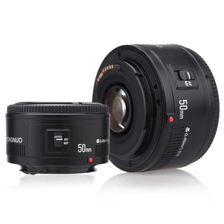 เลนส์โฟกัสอัตโนมัติ YONGNUO YN50MM F1.8C II F1.8 สำหรับ Canon EF Mount เลนส์ใหม่, YN50mm F1.8C II