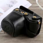 กระเป๋าเคสหนัง PU ครอบตัวกล้องพร้อมสายสะพายสำหรับ Sony A5100, สำหรับ Sony A5100