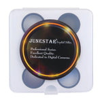 JUNESTAR ชุดฟิลเตอร์เลนส์มืออาชีพ 6-in-1 ขนาด 34 มม. (CPL + UV + แดงไล่ระดับ + ส้มไล่ระดับ + น้ำเงินไล่ระดับ + เทาไล่ระดับ) สำหรับ DJI Phantom 3 & 4