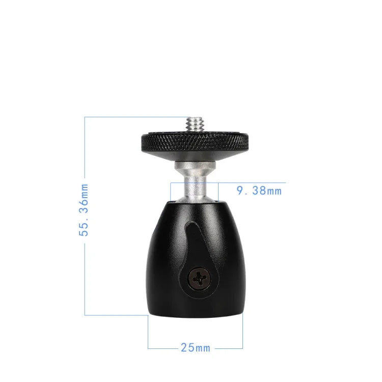หัวบอลโลหะหมุน 360 องศาแบบพาโนรามาสำหรับกล้อง DSLR และดิจิทัล Q39, Q39