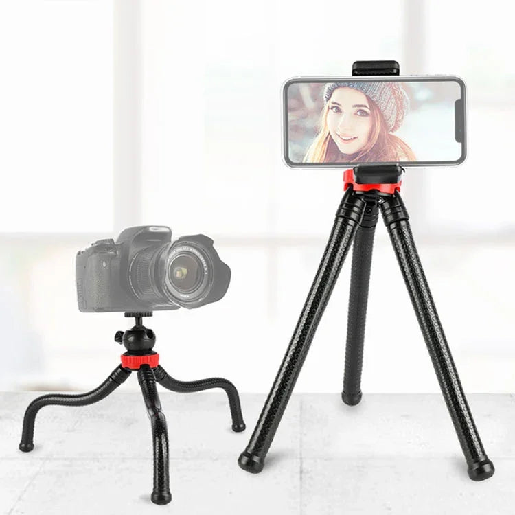 ขาตั้งกล้องขนาดเล็ก MZ305 แบบปลาหมึกยืดหยุ่นพร้อมหัวบอล สำหรับกล้อง SLR, GoPro HERO10 Black / HERO9 Black / HERO8 Black /7 /6 /5 /5 Session /4 Session /4 /3+ /3 /2 /1, DJI Osmo Action, Xiaoyi และกล้องแอคชั่นอื่นๆ, โทรศัพท์มือถือ, ขนาด:30ซม.x5ซม., MZ305