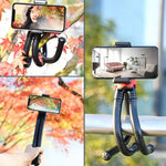 ขาตั้งกล้องขนาดเล็ก MZ305 แบบปลาหมึกยืดหยุ่นพร้อมหัวบอล สำหรับกล้อง SLR, GoPro HERO10 Black / HERO9 Black / HERO8 Black /7 /6 /5 /5 Session /4 Session /4 /3+ /3 /2 /1, DJI Osmo Action, Xiaoyi และกล้องแอคชั่นอื่นๆ, โทรศัพท์มือถือ, ขนาด:30ซม.x5ซม., MZ305