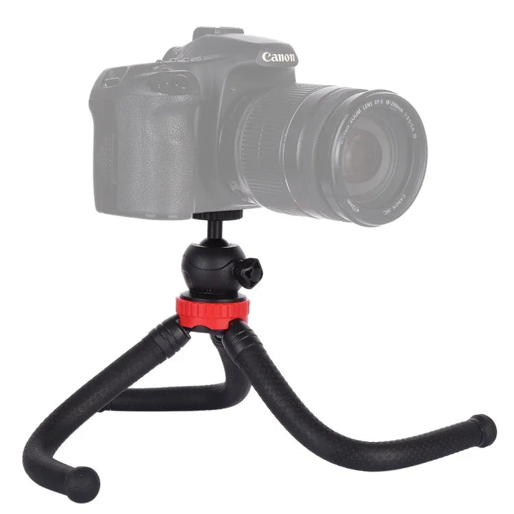 ขาตั้งกล้องขนาดเล็ก MZ305 แบบปลาหมึกยืดหยุ่นพร้อมหัวบอล สำหรับกล้อง SLR, GoPro HERO10 Black / HERO9 Black / HERO8 Black /7 /6 /5 /5 Session /4 Session /4 /3+ /3 /2 /1, DJI Osmo Action, Xiaoyi และกล้องแอคชั่นอื่นๆ, โทรศัพท์มือถือ, ขนาด:30ซม.x5ซม., MZ305