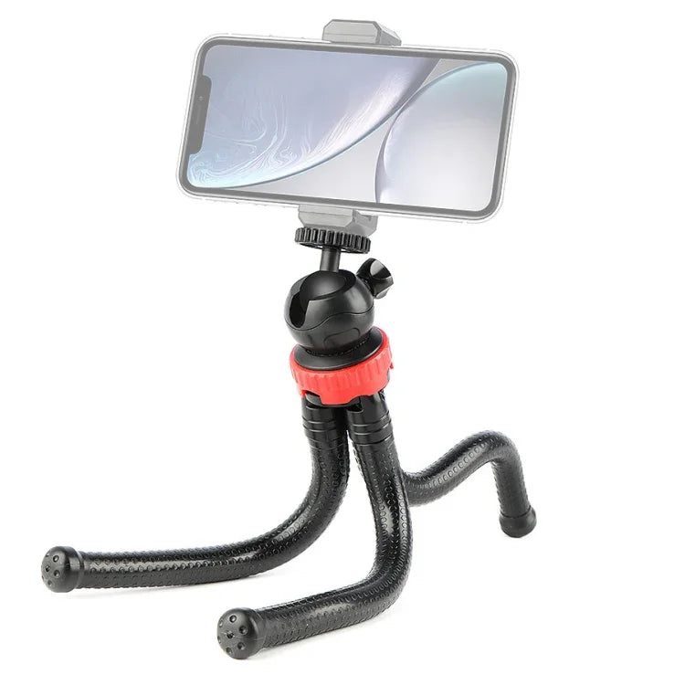 ขาตั้งกล้องขนาดเล็ก MZ305 แบบปลาหมึกยืดหยุ่นพร้อมหัวบอล สำหรับกล้อง SLR, GoPro HERO10 Black / HERO9 Black / HERO8 Black /7 /6 /5 /5 Session /4 Session /4 /3+ /3 /2 /1, DJI Osmo Action, Xiaoyi และกล้องแอคชั่นอื่นๆ, โทรศัพท์มือถือ, ขนาด:30ซม.x5ซม., MZ305