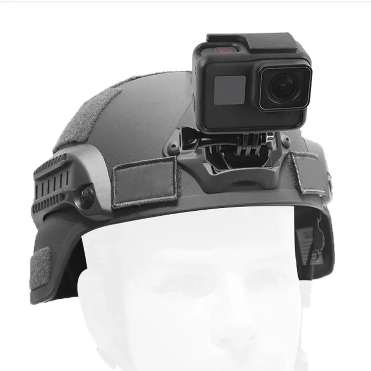 ขาตั้งเซลฟี่หมวกกันน็อคอะลูมิเนียม GP193 สำหรับ GoPro, Insta360, DJI และกล้องแอคชั่นอื่นๆ, GP193
