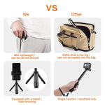 ขาตั้งกล้องขนาดเล็กมัลติฟังก์ชัน GP446 สำหรับ GoPro, Insta360, DJI และกล้องแอคชันอื่นๆ, GP446 (สีดำ), GP446 (สีเทา), GP446 (สีน้ำเงิน), GP446 (สีแดง)