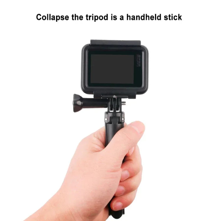 GP456 ขาตั้งกล้องสำหรับ GoPro, Insta360, DJI และกล้องแอคชั่นอื่น ๆ รวมถึงโทรศัพท์ขนาด 4-6.8 นิ้ว, GP456