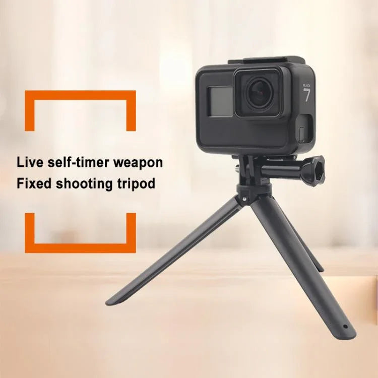 GP456 ขาตั้งกล้องสำหรับ GoPro, Insta360, DJI และกล้องแอคชั่นอื่น ๆ รวมถึงโทรศัพท์ขนาด 4-6.8 นิ้ว, GP456